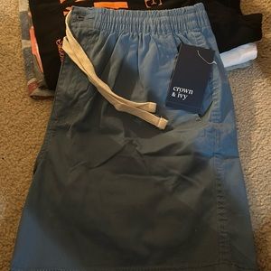 Blue brand new Crown and ivy board shorts